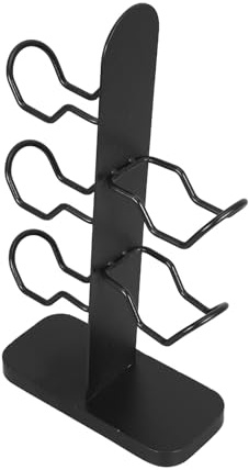 SECFOU Supporto per Controller Gaming e Poggia Cuffie in Ferro Nero a 3 Strati, Design Moderno e Compatto per Scrivania, Accessorio Essenziale per Postazione Gaming Ordinata