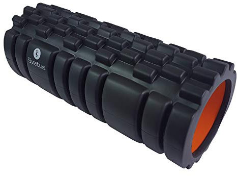 Sveltus Rullo massaggiante adulto unisex, nero/arancione, taglia unica