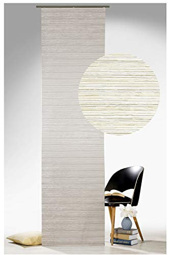 heimtexland® - Estructura de cortina de riel fija con apresto, incluye accesorio de cortina de panel, 60 x 245 cm, tipo 593