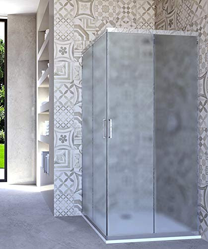 Hydra Box Doccia angolare Porta Scorrevole 70x70 cm Opaco