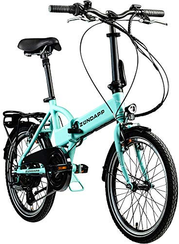 ZÜNDAPP Z101 20 Zoll E Bike Faltrad Damen Herren Elektrofahrrad klappbar Fahrrad Elektro Klapprad Ebike Pedelec E-Bike Erwachsene Klappfahrrad