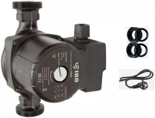 Umwälzpumpe Heizungspumpe IBO OHI PRO 32-60/180 Warmwasser + Pumpenverschraubung + Kabel