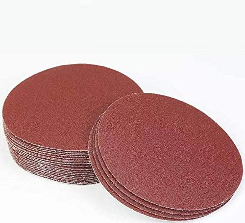 120x Profi-Schleifscheiben │ OHNE Loch │ Ø 125 mm │ KORN WÄHLBAR │ für Exzenterschleifer │ Schleifblätter │ Schleifpapier │ Marke: klebemeister.eu (P80)…