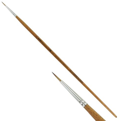 KUM - Acryl- und Ölpinsel Wood Line Rund Größe 2