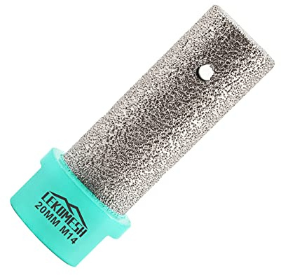 Diamant Fingerfräser 20MM LEKOMESH Diamantfräser - für Fliesenschleifer Vergrößerung Polierlöcher auf Porzellan Keramik Granit Marmor Arbeitsplatte Durchmesser, M14 Gewinde