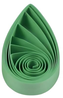 ODETOJOY Quilling-Streifen, 5 mm, Papier-Quilling-Set, einfarbig, Stern, Origami-Papier, DIY, Handarbeit, einfarbige Quilling-Papierstreifen (hellgrün)