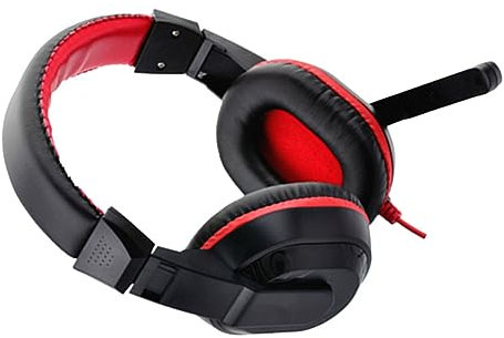 Gatuida Adjustable Gaming Headphone Noise-canceling Mic Stereo Headset for Pc Laptop Use Gaming Random Color