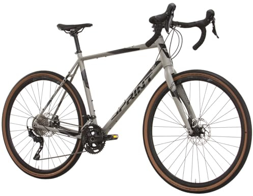 Airtracks 28 Zoll Herren Gravel Bike Whisper 7.0 Fahrrad 2 x 10 Gang Shimano GRX-400 Grau - Rahmenhöhen 52cm und 56cm - Modell 2026
