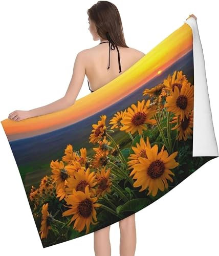okoikfc 3D Strandtuch 90x180 cm Kaktus Badetuch Groß Kaktus Microfaser Handtücher Weich Schnell Trocknen Strandhandtuch Herren Frauen Badetücher, Strandtücher Strandlaken Handtuch A1383