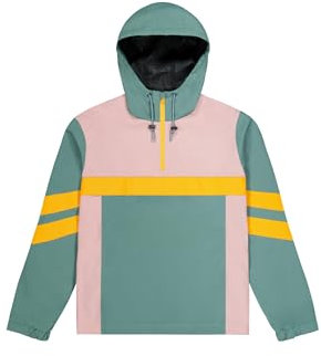 Picture W Merla Jacket Colorblock-Grün-Pink - Technische wasserdichte Damen Funktionsjacke, Größe XS - Farbe Sea Pine