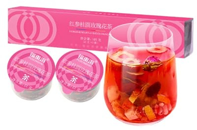 Premium Rose Tisana Aroma floreale e benefici per la salute per le donne 105g (21g * 5 lattine)
