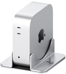 Hagibis Mac mini M4 Pro Stand Aluminium Kühlständer MMS04 | Erhöhte Position für optimale Belüftung & Wärmeableitung. Silikonpads schützen vor Kratzern & bieten stabilen Halt.