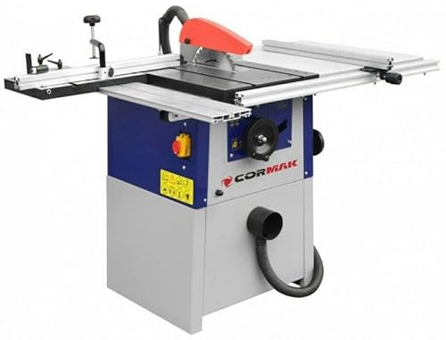CORMAK TS250C - Fresadora de mesa (4000 RPM, hoja de sierra para madera, 400 V)