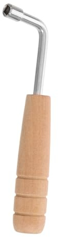 Garneck Professioneller Harfenstimmhammer aus Stahl mit Holzgriff Robuster Lyra Stimmgerät für Präzises Stimmen von Leierharfen Tragbares Einstellwerkzeug für Musiker