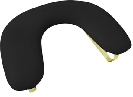 Milageto Handauflage Nagelstudio für Nageltisch, U-Form Nägel Armauflage, PU Leder Wrist Rest für Nägel, abnehmbarer Ständer, Maniküre-Armlehne, Nagel-Handauflage für Tisch Salon Nagelstudio, Schwarz