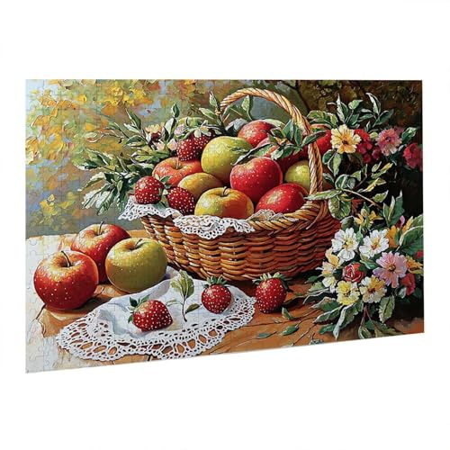 Jigsaw Puzzle 2000 Teile Erwachsene, Obstkorb Blumen Puzzle Erwachsene 2000 Teile, Impossible Klassische Puzzles als Geschenk und Deko, Familienpuzzles, Heimunterhaltung, Spiele Holzpuzzles fr0-1021