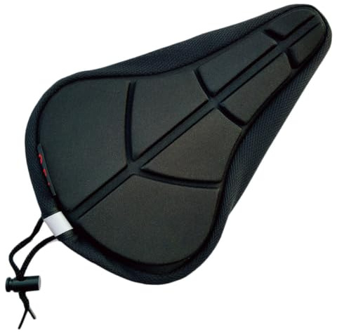 HORIALENCE Breiter Silikon Fahrradsattelbezug für Damen Gepolstert und Ergonomisch Komfortabler und Leichter Fahrradsitzkissenbezug für Mountainbike und Fahrradsitz