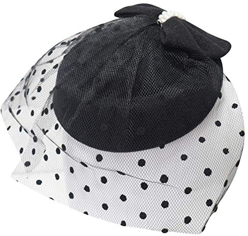 Ro Rox Grace Perlen Vintage Retro 40er 50er Jahre Fascinator Hochzeit Party Hut