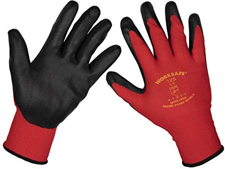 Sealey Worksafe 9125XL/12 Nitrile Foam Gloves (X-Large) - Pack of 12 Pairs