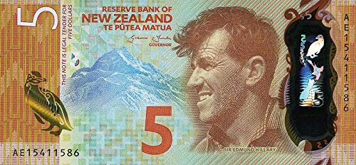 Generisch Neuseeland Pick-Nr: 191a bankfrisch (I) 2015 5 Dollars Polymer (Banknoten für Sammler)