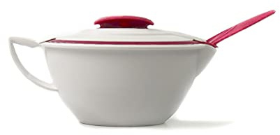 Tupperware Saucière isolée 400 ml + louche blanche BlackBerry 37642