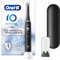 Oral-B iO6 Electric Toothbrushes For Adults, 1 Toothbrush Head, 5 Modes with Teeth Whitening, UK 2 Pin Plug, Black Lava, Travel Case Colour May Vary