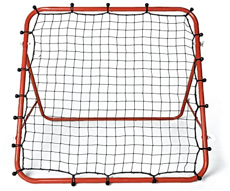 Fußball-Trainingsnetz, kleines Rebounder-Netz, doppelseitig, 62 cm x 62 cm, Fußball-Rückschlag-Ziel, Torspiel, Jugendliche, Erwachsene, Softballift-Trainingshilfe, Geburtstagsgeschenk,