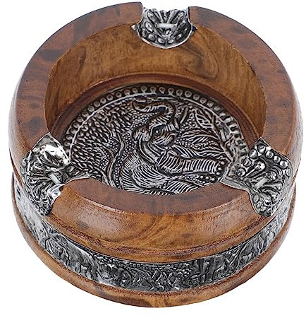 Cabilock 1pièce Cendrier Éléphant Rétro Décoration De Bureau Élégante Conteneur à Cendres De Mangue pour Et Décor De Table