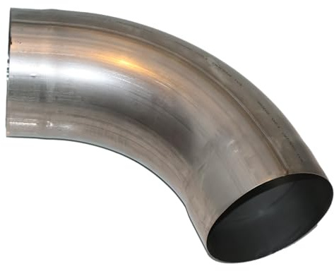 Edelstahl Bogen Fallrohr DN120mm/5tlg. 72°