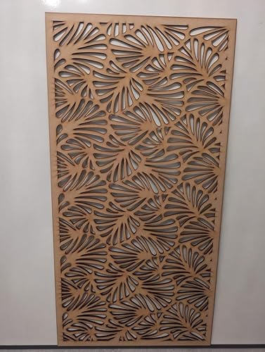 LaserKris Grille murale décorative pour radiateur - Panneau MDF perforé de 6 mm d'épaisseur (différentes tailles) - Motif MP2 (non apprêté, 1200 mm x 620 mm)
