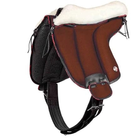 Brama West Bareback Reitpad UNICA mit Wolle von Pioneer - super Soft - Made in Italy - Farbe Braun, Gr. Full
