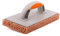 MIVOS Tile Wash Board with 30 mm Hydro Sponge Coating - Coarse Pore - Brown - 280 x 140 mm - PU Grating Board with Hydro Sponge Pad - Tile Washing Sponge - Joint Sponge - Made in EU