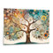 emmena - Cuadro de madera - Árbol de la Vida - 40x30 cm