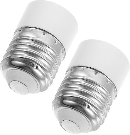BESTonZON 2 Stück Lichtsockel Adapter E27 E14 Lampenadapter Für Schraublampen Platzsparend Und Praktisch Einfach Zu Verwenden Für E14-lampen Langlebig Und Sicher