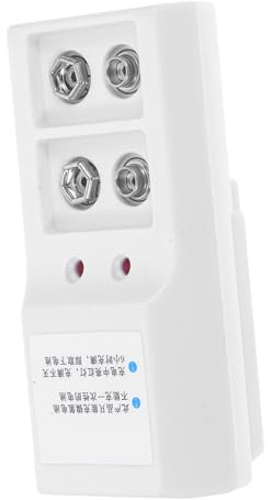 Chargeur de Batterie Rechargeable 9v Abs à Deux Emplacements, Blanc | Charge Rapide, Voyants Led, Charge Stable, Format Portable, pour Accumulateurs Rechargeables Longue Durée