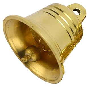 ABOOFAN Glockenanhänger Windspiel Glocken Blumengirlande Kuhglocke Vintage Mini Geklingel Glocke Mini-glöckchen Mini Metall Retro Glocken Kranz Dekor Wanduhr Draussen Kupfer Kunsthandwerk