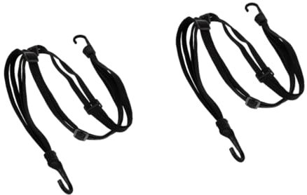 Mikinona 2stücke Motorcycle Bungee Cord Mit Einstellbarem Haken Elastische Gepäckbindung Für Scooter Und Outdoor-aktivitäten Robust Und Vielseitig Einsetzbar