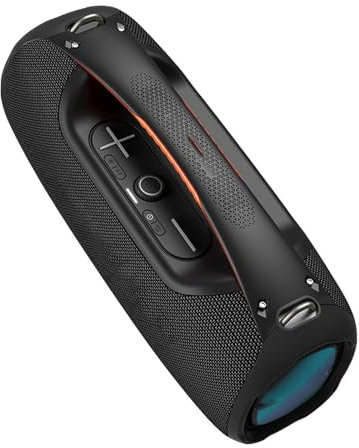 100W Bluetooth Speaker with Subwoofer, Ipx6 Waterproof Portable Wireless Bluetooth Speaker with Colorful Lights, 12000Mah Portable Subwoofer with Handle, Suitable for Outdoor Use, Home Use