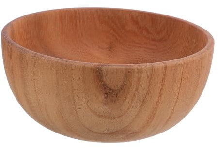 OUNONA Ciotola Legno Acacia Ciotola Per Rustica Naturale Per e Servizio Design e Versatile Per Snack e Decorazioni