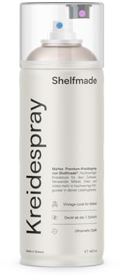 shelfmade Spray gesso – Vernice spray di alta qualità rosa – colori spray opaco Chalk – Chalk Spray coprente (Candy – Caratterosa di zucchero)