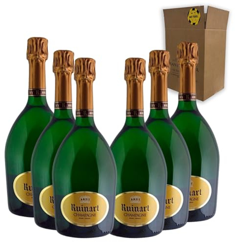 R-Brut Champagne- Para Disfrutar en Celebraciones y con los Tuyos - Pack 6 Botellas 75cl