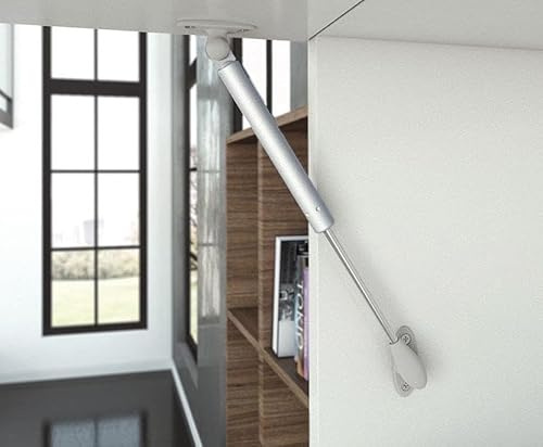 Pistone a Gas ELYS L.244 - ORIGINALE Ferramenta Italiana LIVENZA – Forza 120N FRIZIONATO per Ante da Cucina e Living – Supporti inclusi - Ammortizzatori e pistoncini compatibili con Pensili e Mobili