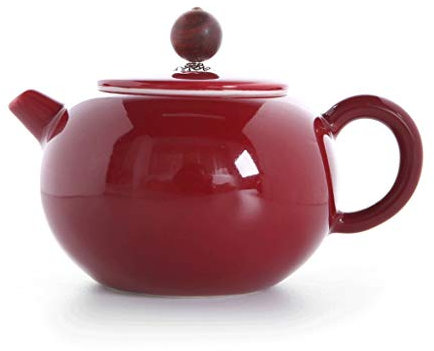Tetera, Tetera de Porcelana con infusor de Acero Inoxidable, Tetera de Hojas Sueltas florecientes