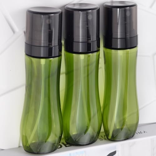 Luxiremi påfyllningsbara sprayflaskor, återanvändbara resesprayflaskor med fin dimma för hår, rengöring, aromaterapi och eterisk olja (grön)