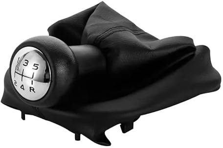 Palanca Cambios Coche Pomo Cambio 5 Velocidades, Funda PU para Palanca Cambios, para Peugeot 206, 207, 307 para Citroen C3, C5 para Xsara, Accesorios para Coche Cambio Marchas Coche