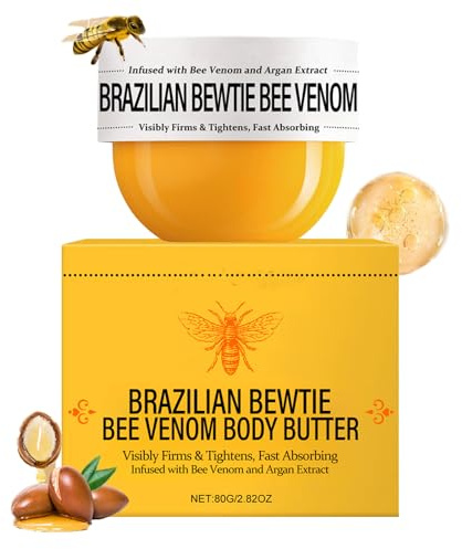 Brazilian Bewtie Bee Venom Body Butter，Bee Venom Body Cream for Butt Firming - Bum Bum Cream Firming Body Lotion for Cellulite Removal - Natural Ingredients for Bum Lifting, Tightening,Moisturizing