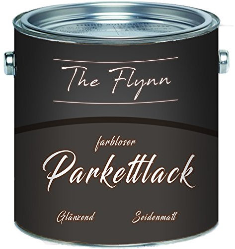 The Flynn hochwertiger Parkettlack Parkettpflege glänzend seidenmatt farblos (20 L, Glänzend)