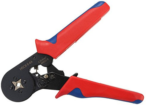 ExcLent Hsc8 6-4A Awg23-10 Pelacables Autoajustable Alicate Tenaza Trinquete Crimpado Herramienta