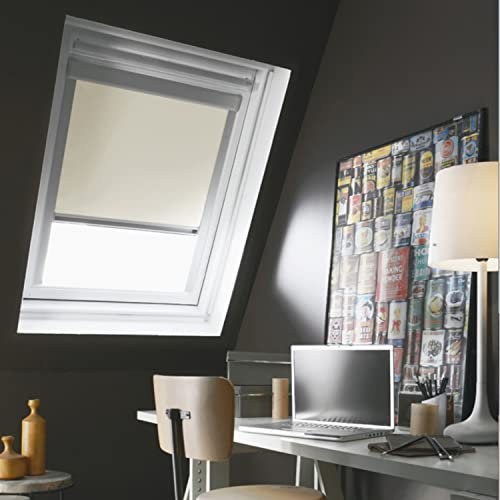 MADECOSTORE Verdunkelungsrollo, kompatibel mit Velux K – 78 x 98 cm – MK04