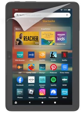 Clear Screen Protector (2 pack) for Amazon Fire HD 8 tablet (2022 & 2024 releases)
